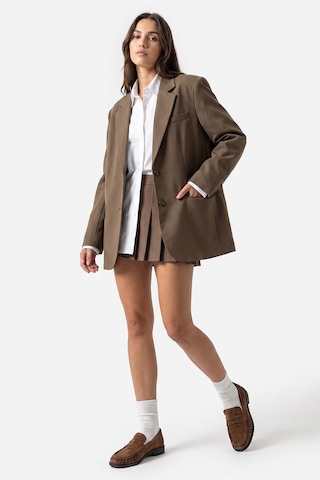 Luvi Shoes Chen Toprak Süet Hakiki Deri Kadın Loafer Ayakkabı