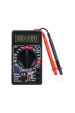 Tenon Dt-830d Siyah Dc/ac Voltaj Akım Ölçer Dijital Multimetre