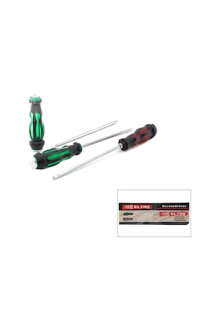 Eltaş Lrd-145 Darbeli Tornavida - 2in1 Çift Taraflı Mıknatıslı Uç Yıldız Ve Düz- 12'li Paket