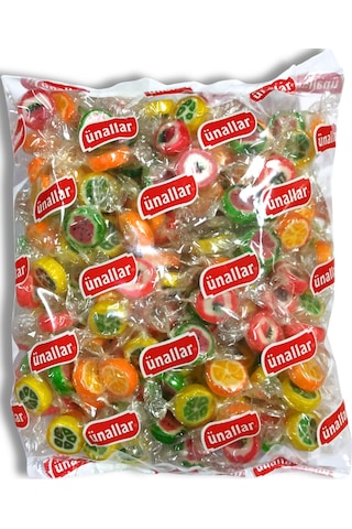 Ünallar Şekerleme Karışık Meyveli Emoji Şeker 975 G
