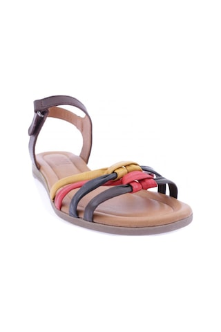 Dgn 3052-22y Kadın Çapraz Bantlı Sandalet 3052-2022-R1886 Vizon