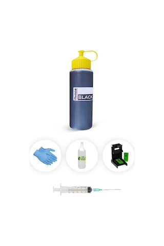 Hp Photosmart P1100xi 500ml Photoink Plus Siyah Kartuş Dolum Set Bk8681987393372 Starfilm