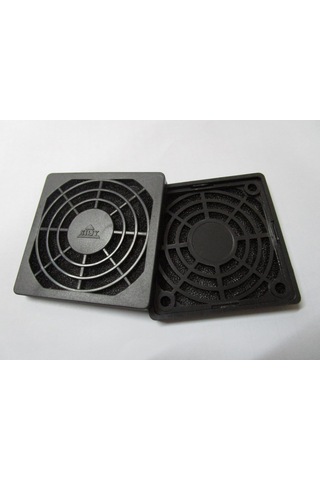 25 Adet 60x60mm Dc Fan 60mm 6cm İçin Kullanılan Siyah Toz Geçirmez Toz Filtresi