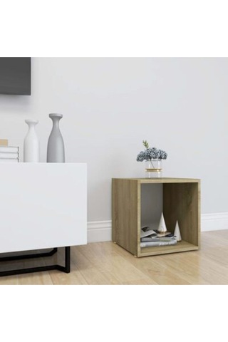 Tdesıgno Enes -kitaplık- Açık Raf - Beyaz 1 Raflı 30 Cm Meşe - Beyaz