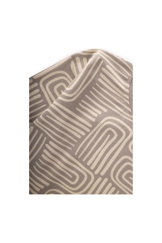 Cigit Uzun Kollu Desenli T-shırt 3-12 Yaş Bej Bej