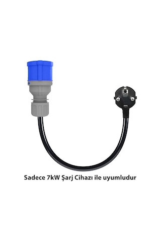 Truwatt Ztd332 Ev Tipi Elektrikli Araç Dönüştürücü Adaptörü 3x32a/220v 50cm