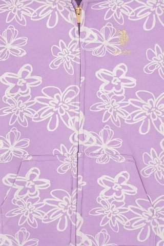 U.s. Polo Assn. Kız Çocuk Lila Hırka Örme 50317959-vr034 Lila