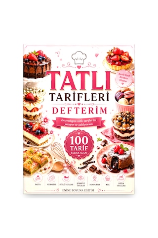 Tatlı Tarifleri Defterim Çok Renkli