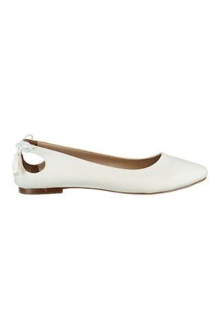 Fox Shoes Beyaz Kadın Babet B290080109 Beyaz