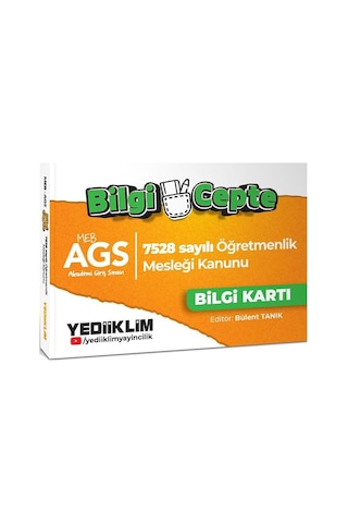 Yediiklim Meb Ags 7528 Sayılı Öğretmenlik Meslek Kanunu Bilgi Kartı Soru-cevap