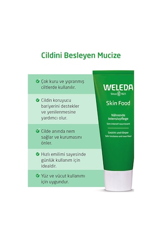 Weleda Skin Food Nemlendirici ve Besleyici Organik Bakım Kremi 75 ML