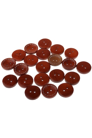 Homyl 20 Adet Vintage 2 Delik Dikiş Giyim Dekorasyon Için