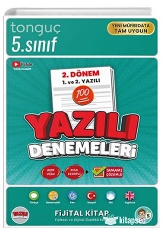 Tonguç 5.sınıf 2.dönem 1 Ve 2.yazılı Denemeleri