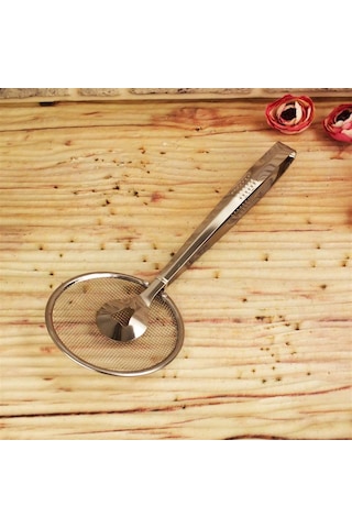 Çok Amaçlı Süzgeçli Paslanmaz Metal Haşlama Ve Kızartma Maşası G Çok Renkli