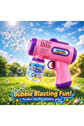 Wanna Bubbles Pilli Köpük Tabancası - Pembe