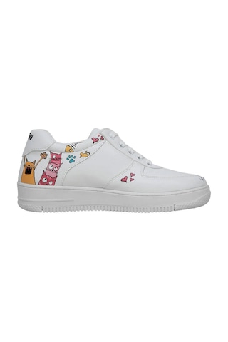 Dogo Cat Lovers Beyaz Kadın Sneaker Beyaz