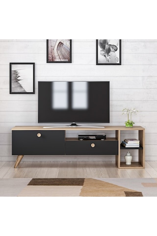 TV Sehpası Pergo Siyah Çırağan 150 CM