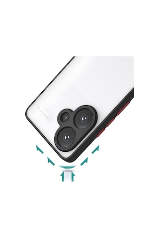 Zore Xiaomi Redmi Note 13 5g Uyumlu Kılıf Hux Kapak-lacivert Lacivert