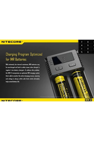 Nitecore İ2 Pil Şarj Cihazı