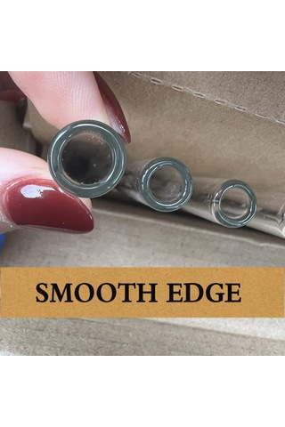 Dofolink 16'lı Tekrarlı Kullanım Cam Pipet Seti: 6 Düz + 6 Eğik Pipet Ve 4 Temizleme Fırçası, Şeffaf Cam, Sütlü İçecekler Ve Meyve Suyu İçin Uygun Şeffaf