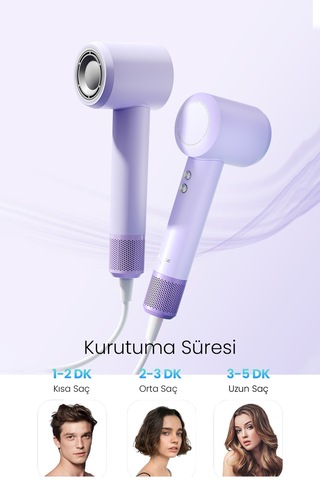 X116se Iyonlu Saç Kurutma Makinesi Mor - 654433146