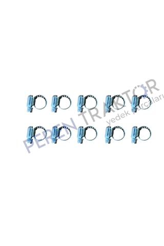 Peren Traktör 10'lu Ayarlı Hortum Kelepçesi 8mm-13mm