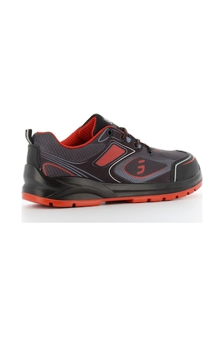 Safety Jogger Cador Red S1p Esd Src İş Güvenlik Ayakkabısı Siyah-Kırmızı