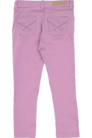 U.S. Polo Assn. Kız Çocuk Pembe Toothpick Fit Kanvas Pantolon 50309130-VR041