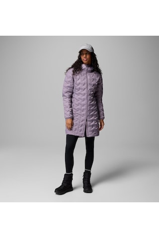 Columbia Wk0440 Delta Ridge Ii Long Down Jacket Kadın Mont-30858 Mor