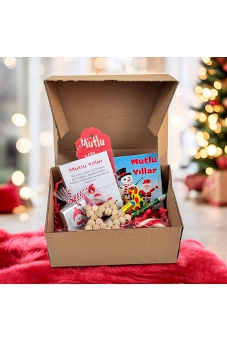 Yeni Yıl - Yılbaşı Hediyesi Çocuk Kutusu -çocuklar İçin Yeni Yıl Hediyesi