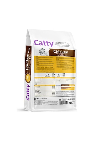 Catty Tavuklu Yetişkin Kedi Maması 15+1 Kg