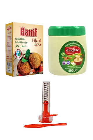 Falafel Seti 3 Lü Paket Falafel Tozu + Tahin + Falafel Kalıbı