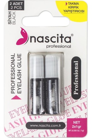 NASCİTA 2 li Kirpik yapıştırıcısı ( siyah )