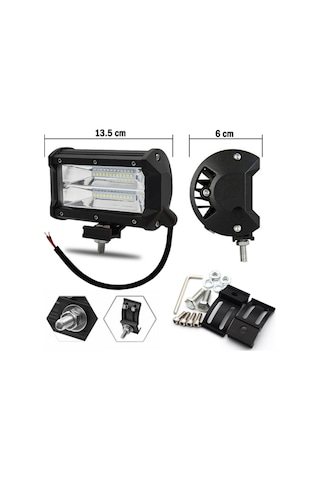 Cree Led 72w Çift Sıra Off Road Led Bar