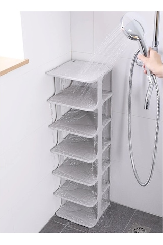 5 Katlı Pratik Ayakkabılık - Ayakkabı Rafı 5361 Çok Renkli