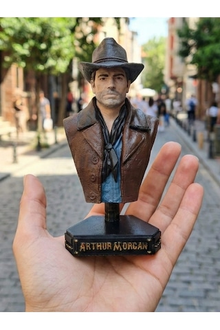 Eselya3d Arthur Morgan Figür-rdr2-red Dead Redemption 2-playstation-biblo-hediye-15cm-fanart