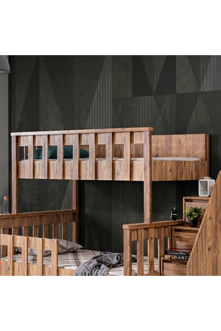 Mdf Profil Ranza, Deluxe Ayrılabilir Ranza - Ceviz 90 X 190 CM