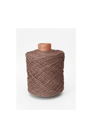 1 Kg 2 Mm Premium İnce Zincir Cotton, Makrome İpi Kahve Renk