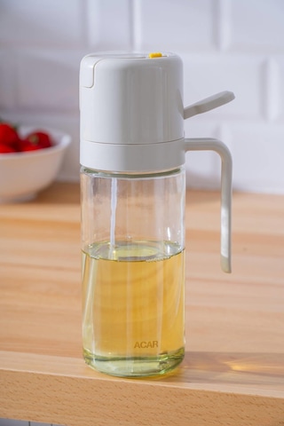 Acar Harlow Çift Fonksiyonlu Cam Yağdanlık - 550 Ml