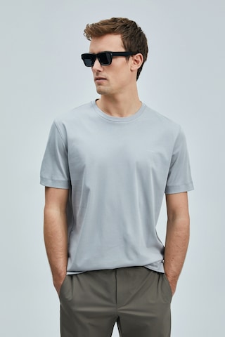 Lufian Bran Modern Grafik T- Shirt Gri Gri 111020262100150 Gri