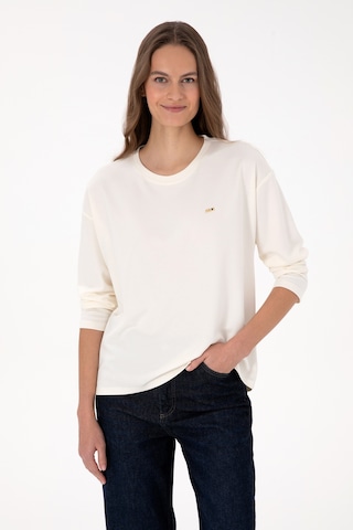 U.S. Polo Assn. Kadın Krem Bisiklet Yaka Sweatshirt 50318159-VR071