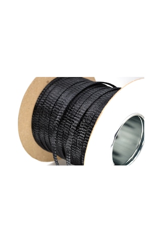 6mm Kablo Toplama Çorabı Siyah 100 Metrelik Top