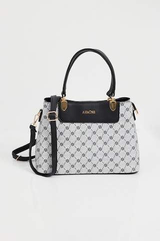 Armine 010176 Baskılı Çanta - Gri 001