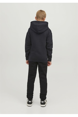 Jack & Jones Logo Baskili Kapüsonlu Sweatshirt - Çocuk 12237468 Black Siyah