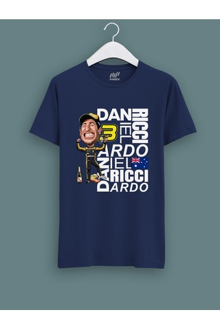 Fnbx Daniel Ricciardo Style T-shirt Lacivert