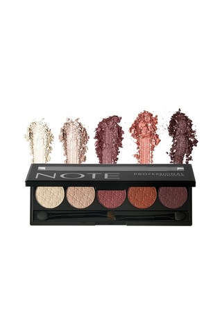 Professional Eyeshadow Mat Ve Işıltılı Toz Göz Far Paleti - 107 Metallic Rose