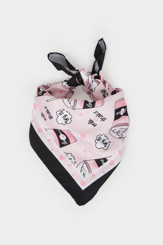 Defacto Kız Çocuk Desenli Saten Fular G0352a8nspn2 Pembe