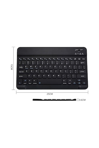 Bluetooth Klavye Android Apple Uyumlu iOS Windows Için Tablet Telefon Şarjlı Klavye Mouse Set