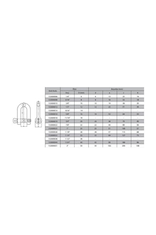 Plentifulm6 Zincir Kilidi 1/4 4 Adet