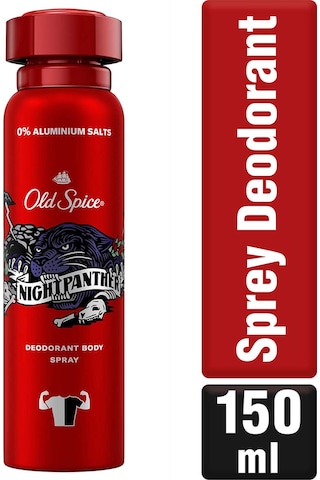 Old Spice Night Panther Erkek İçin Sprey Deodorant 150 ML